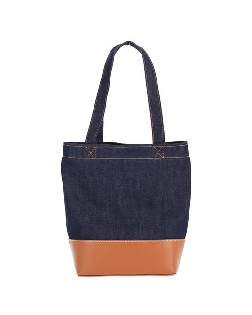 A.P.C. Blue Small Tote Bag “Alex”