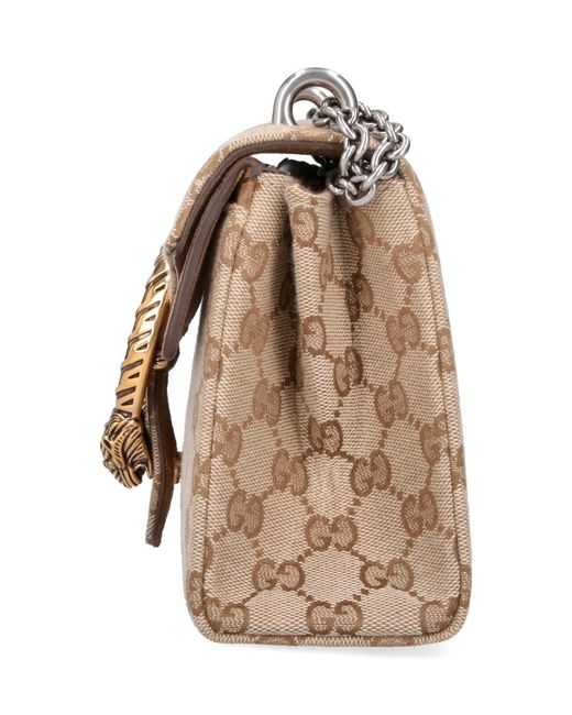 Gucci Natural Medium Shoulder Bag "Dyonisus"