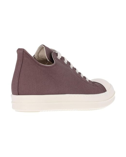 Rick Owens Pink Sneakers "Low" for men