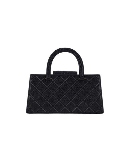 Borsa Tote Piccola "Fleming East-West" di Tory Burch in Black