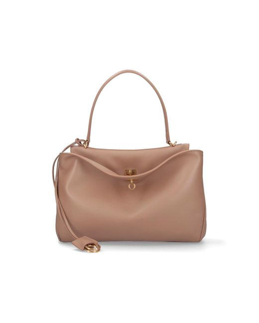 Balenciaga Natural Medium Handbag "Rodeo"
