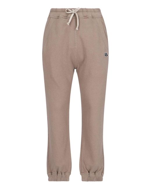 Moncler Moncler Rick Owens Joggers Track Pants in Natural Lyst UK