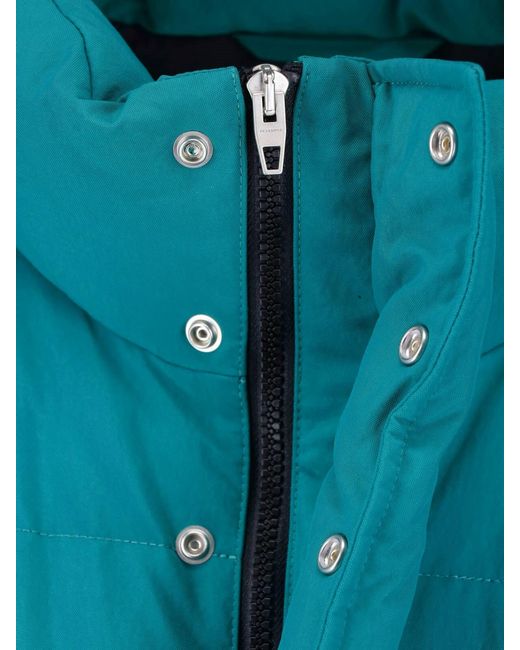 Jil Sander Blue Padded Jacket for men