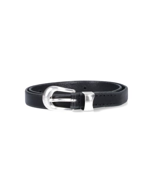 Our Legacy Black 2 Cm Belt