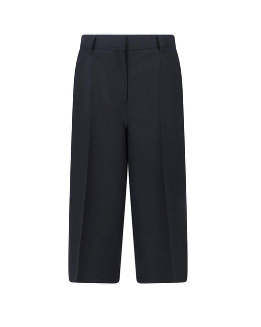 Filippa K Blue Crop Pants "Blaire"