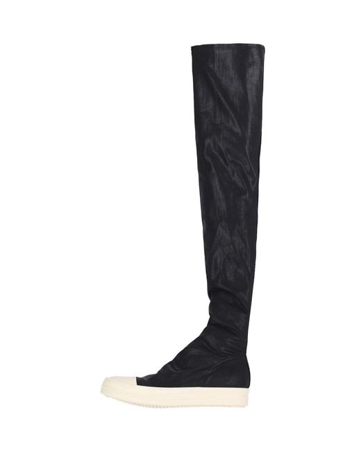Rick Owens Black Boots "High Socks Sneaks"