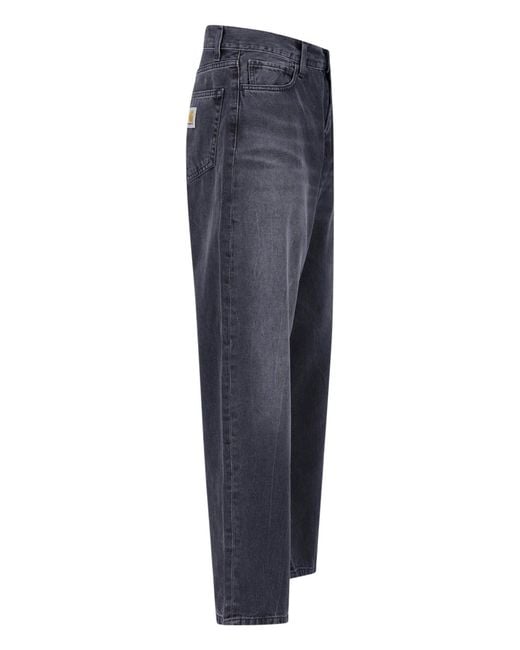 Carhartt Blue Straight Jeans "Landon" for men