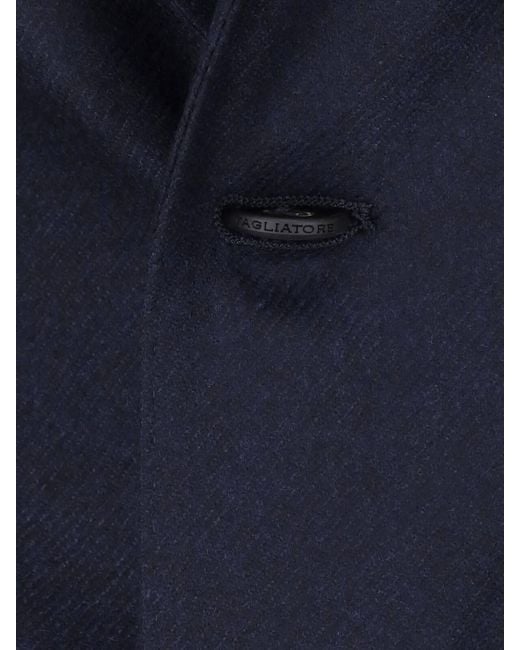 Tagliatore Blue Tailored Two-Button Blazer for men