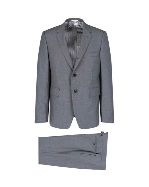 Thom Browne Gray Classic Single-breasted Suit for men