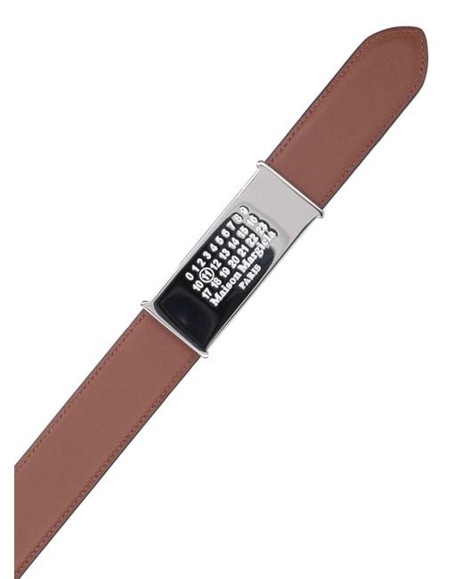 Maison Margiela White Belts Cow Leather
