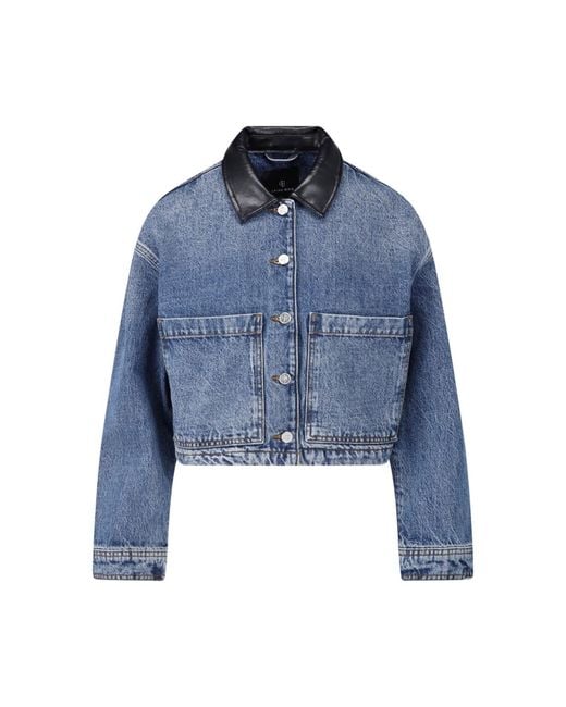 Anine Bing Blue Jacket “Yuma”