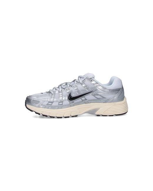 Nike White Fabric Sneakers for men