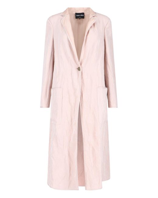Giorgio Armani Pink Light Coat