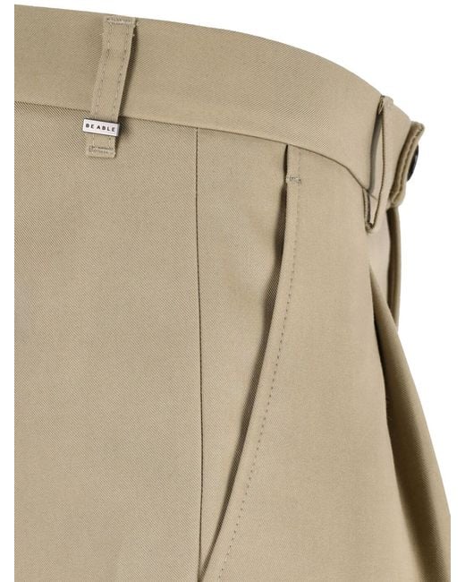 BE ABLE Natural Straight Tailored Trousers for men