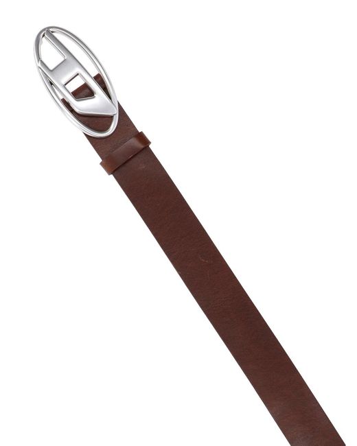 DIESEL Brown Belts Leather for men
