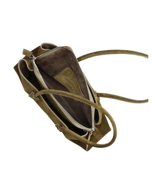 The Attico Metallic Small Handbag "La Passeggiata"