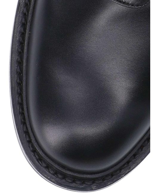 Tricker's Black "Woodstock" Derby Shoes for men