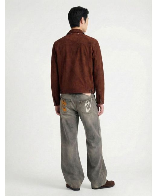 PDF Gray Wide Jeans "Rich Kid" for men