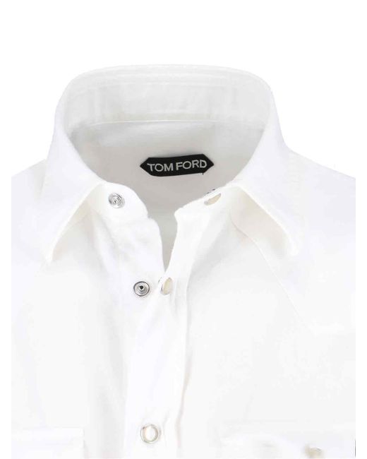 Tom Ford White Shirts Cotton for men