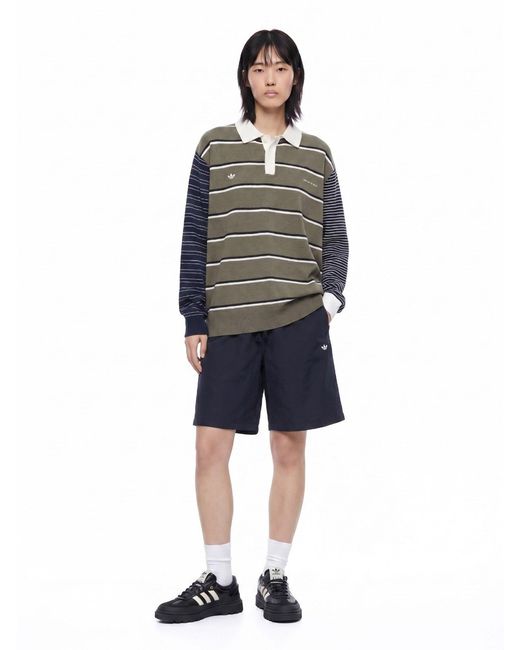 Adidas Gray X Song For The Mute Striped Sweater
