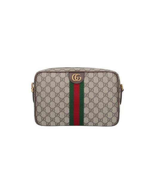Gucci Gray Medium Shoulder Bag "Ophidia" for men