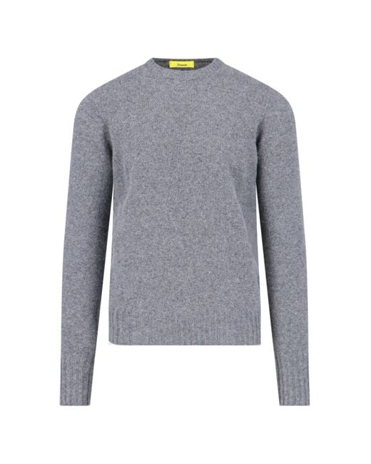 Drumohr Blue Crew-Neck Sweater for men