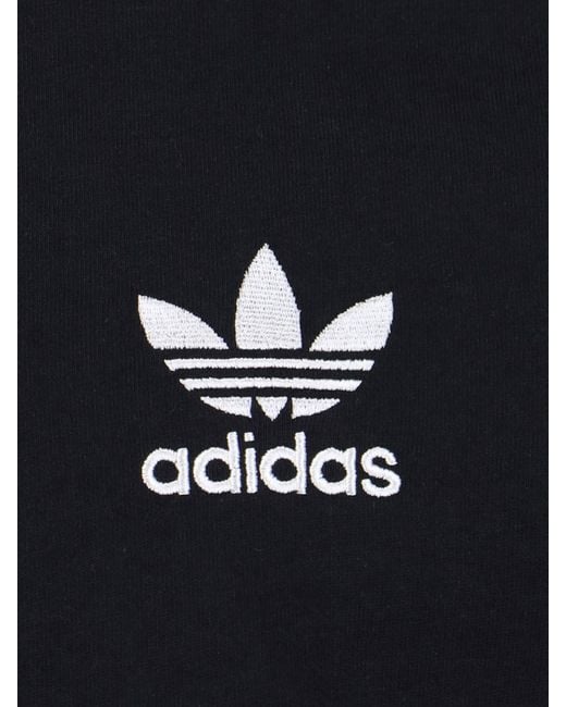 Adidas Black 'adicolor Classics 3-stripes' T-shirt for men