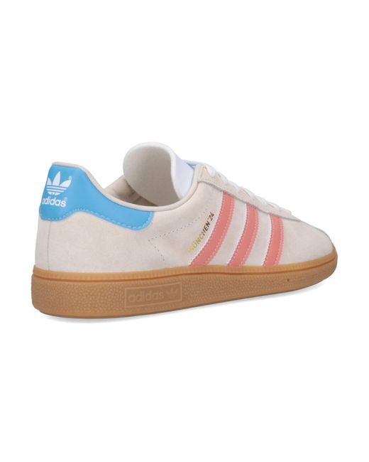 Adidas Pink "münchen 24" Sneakers for men