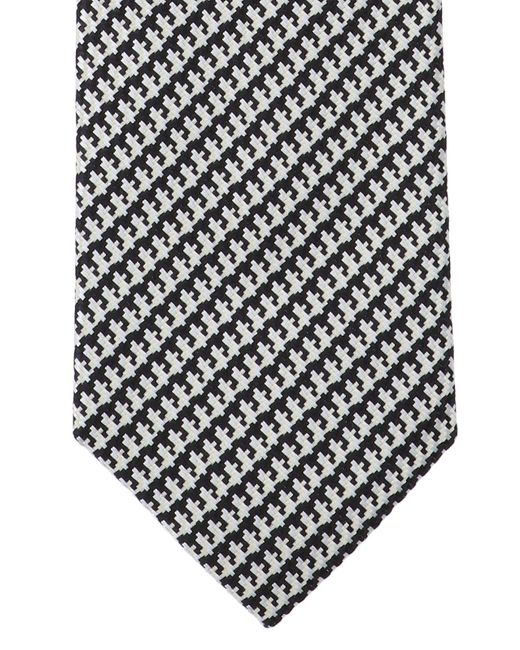 Cravatta Motivo Jacquard di Tom Ford in White da Uomo