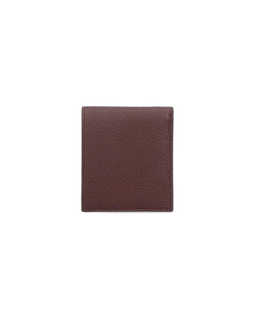 Prada Purple Bi-Fold Logo Wallet for men