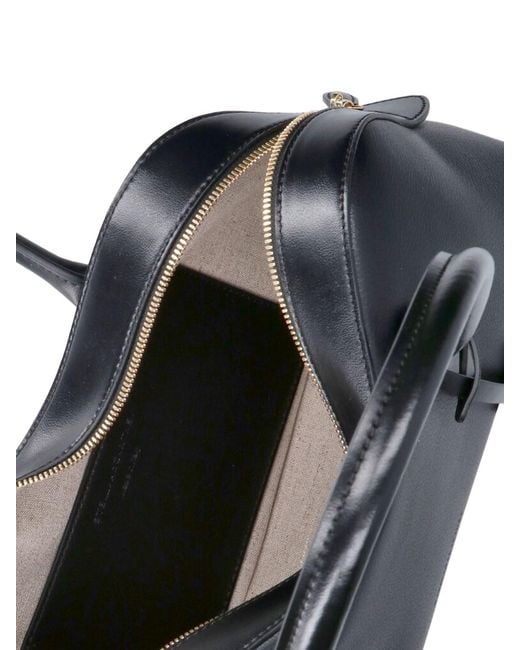 Stella McCartney Black True Hemp & Lyocell Crossbody Bag With Polyamide Details
