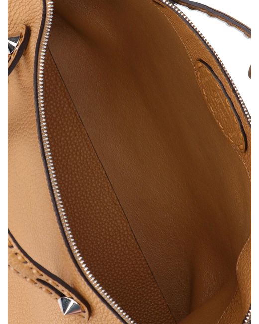 Fendi Natural "By The Way Selleria" Large Bag
