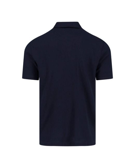 Polo In Cotone di Zanone in Blue da Uomo
