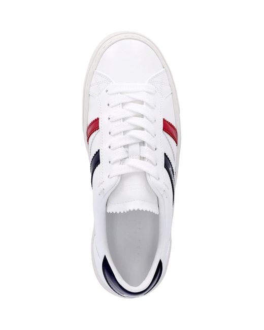 Moncler White Sneakers Leather