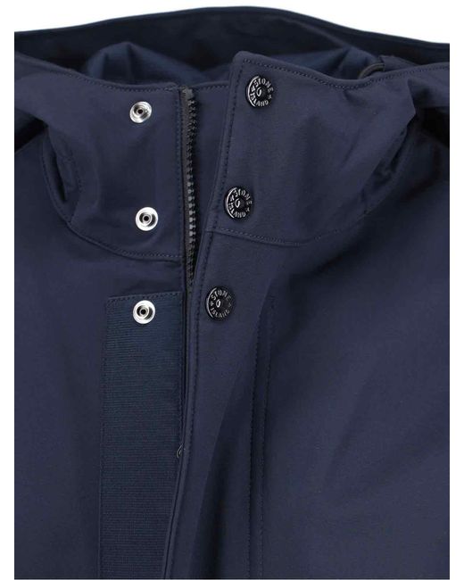 Stone Island Blue Jacket "4100118 Light Soft Shell-R E.Dye" for men
