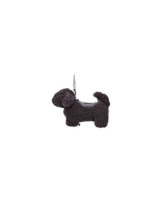 Anya Hindmarch White Keychain Charm "Poo Bag"