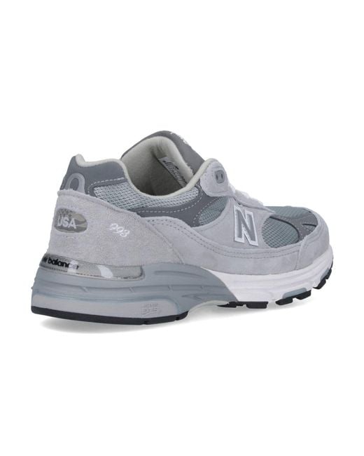 New Balance Gray Retro Running Sneaker