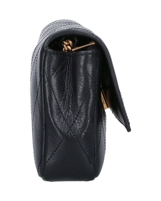 Tory Burch Black Wallet With Chain “Charlie”