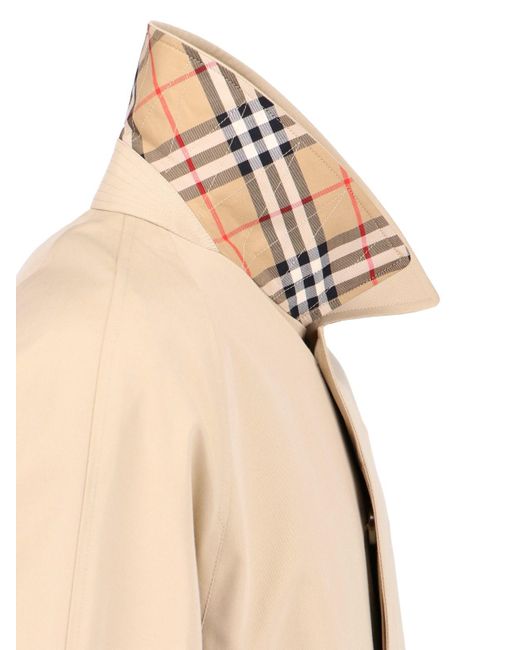 Burberry Natural Single-breasted Trench Coat for men