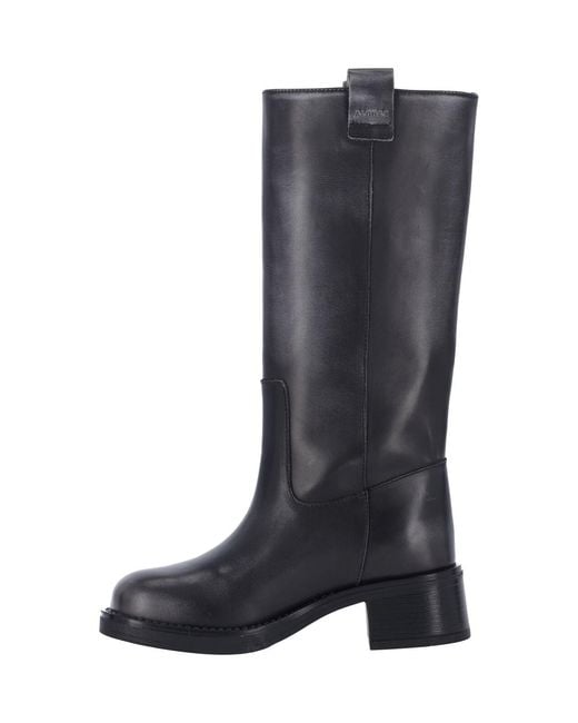 Alohas Black Boots "Sajan"