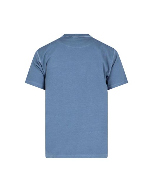 T-Shirt Logo di Stone Island in Blue da Uomo