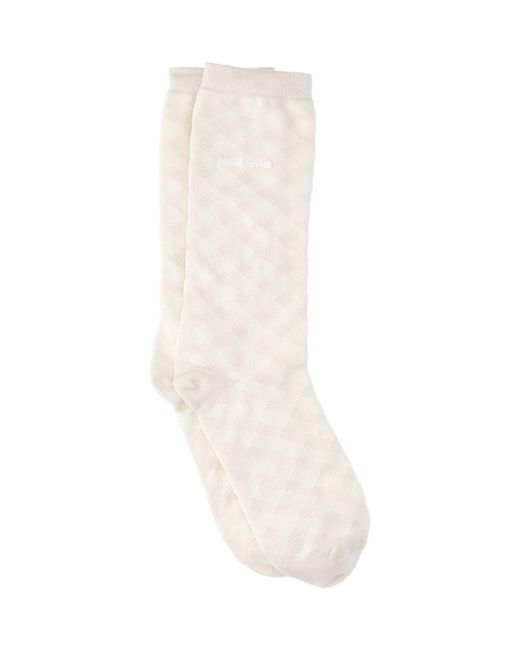 Adidas Originals Pink Set 2 Socks With Check Pattern