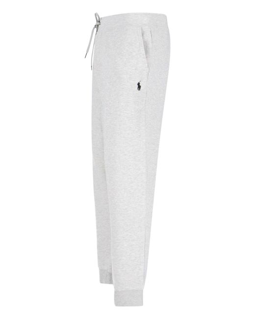 Polo Ralph Lauren Gray Logo Track Pants for men