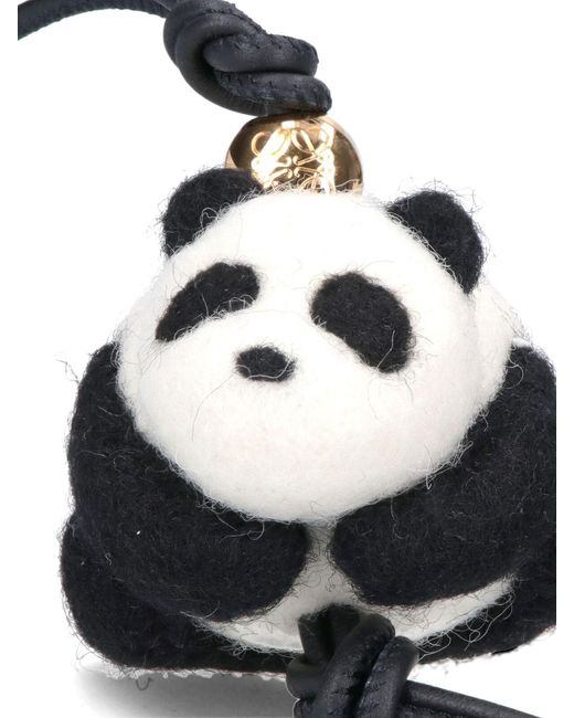Loewe Black Pendant Charm "Panda"