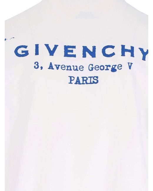 Givenchy White T-Shirt for men