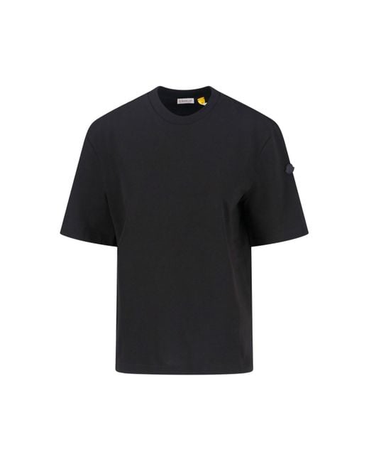Moncler Genius Black X Ee72 By Edward Enninful Logo T-Shirt
