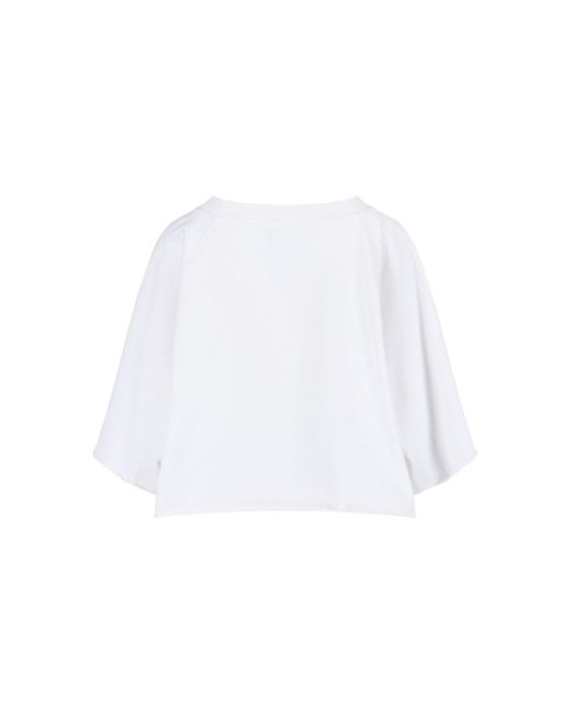 Fiorucci White 'perfect' Crop T-shirt