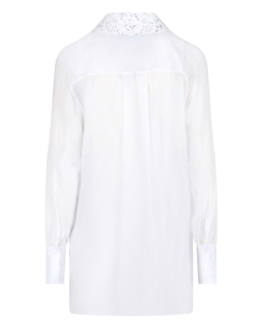 Camicia A Costine di Ermanno Scervino in White