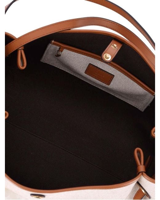 Chloé White Tote Bag "Clover"