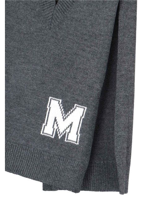MM6 by Maison Margiela Blue Sweaters
